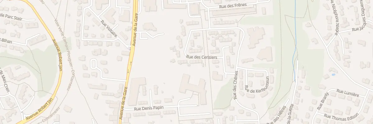 Plan du 6 Rue des Cerisiers à Concarneau