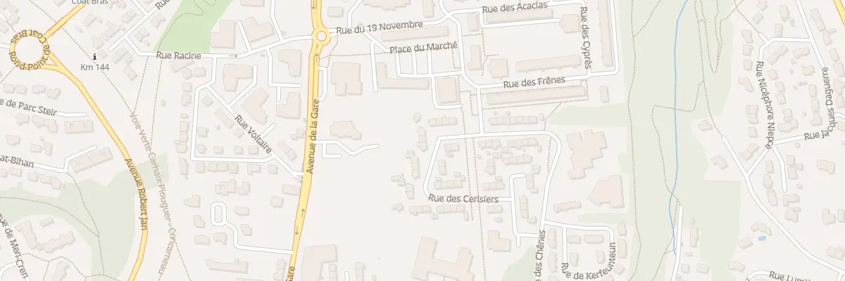 Plan du 13 Rue des Marronniers à Concarneau
