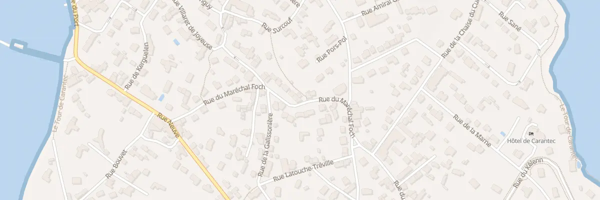 Plan du 51 Rue Marechal Foch à Carantec