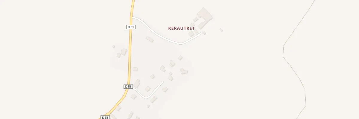 Plan du 161 Kerautret à Langolen