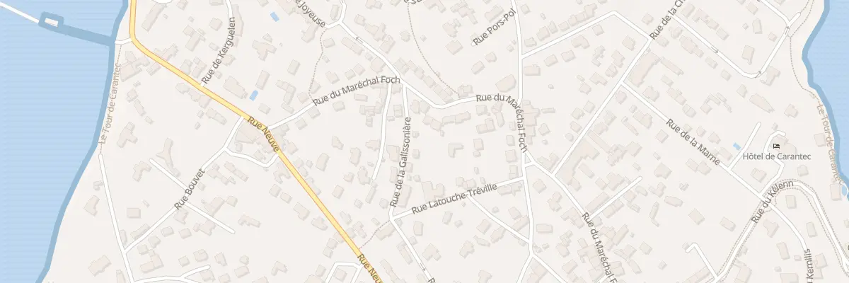 Plan du 42 Rue Marechal Foch à Carantec