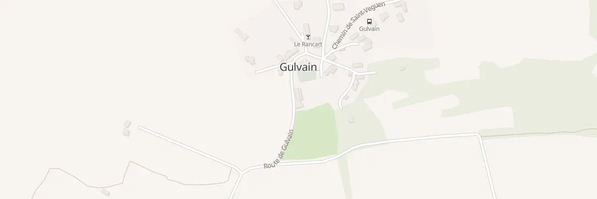 Plan du 537 Rte de Gulvain à Edern