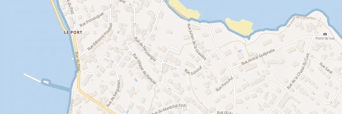 Plan du 7 Rue Surcouf à Carantec