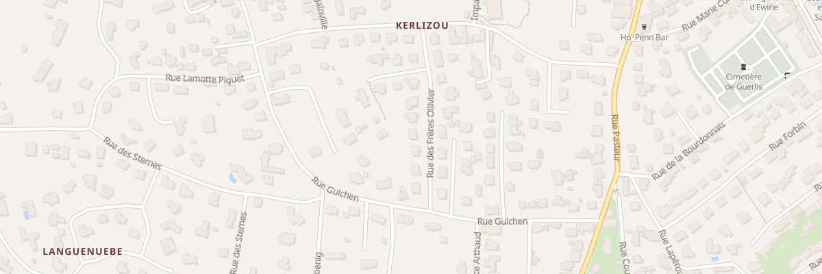 Plan du 19 Rue des Frères Ollivier à Carantec