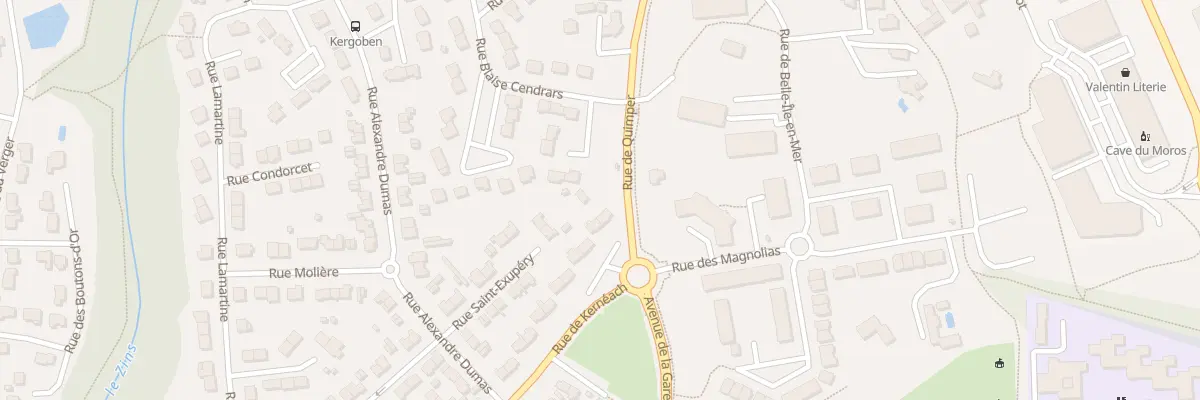 Plan du 1 Rue de Kerneach à Concarneau