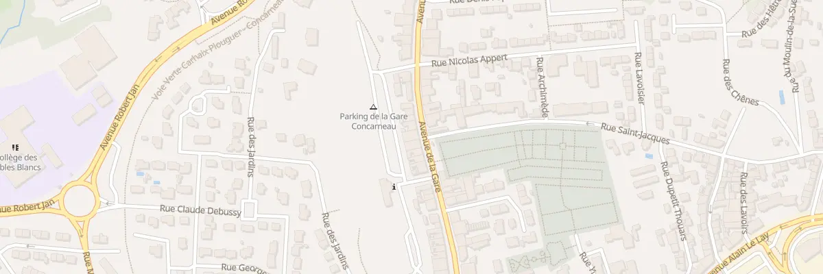 Plan du 99 Av de la Gare à Concarneau