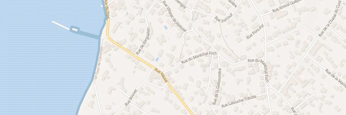 Plan du 71 Rue Marechal Foch à Carantec