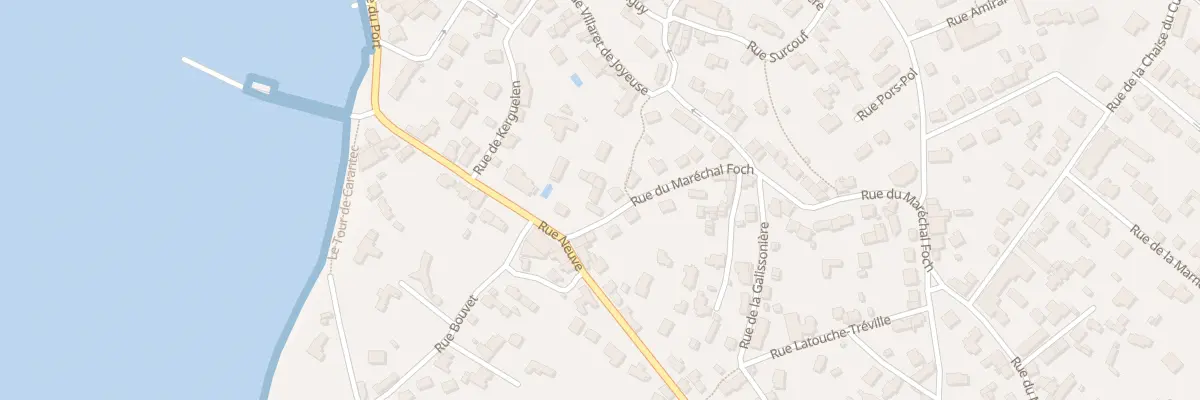 Plan du 73 Rue Marechal Foch à Carantec