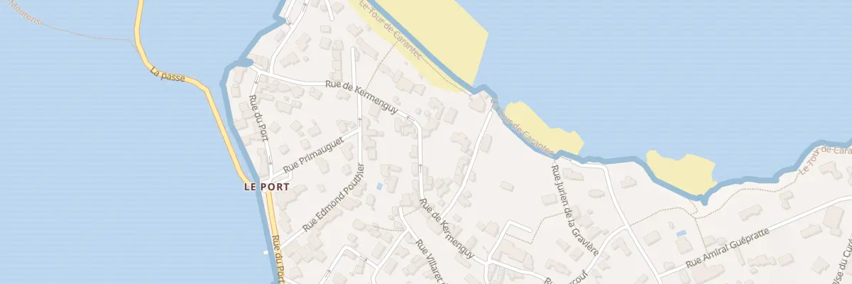 Plan du 23 Rue de Kermenguy à Carantec