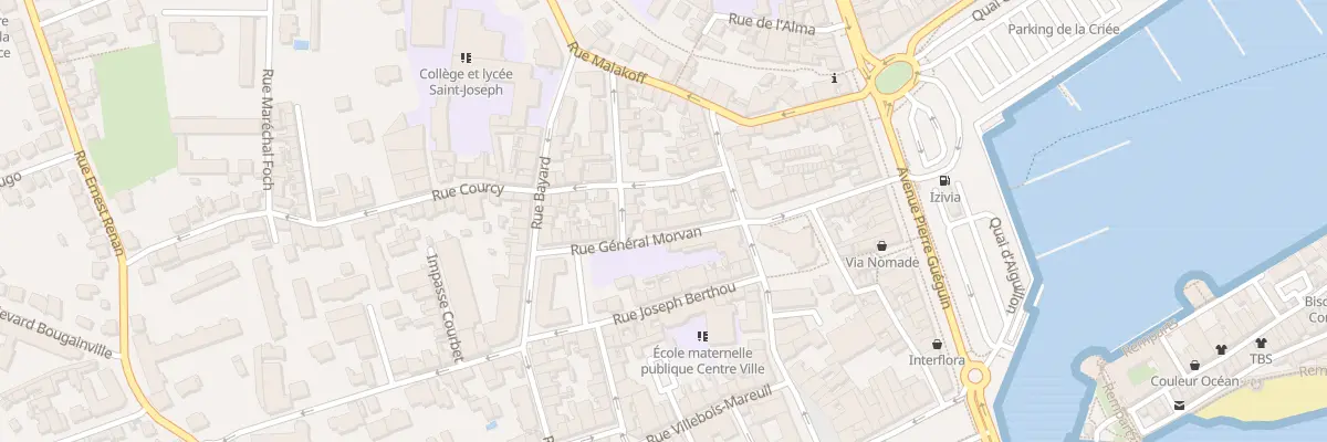 Plan du 16 Rue General Morvan à Concarneau