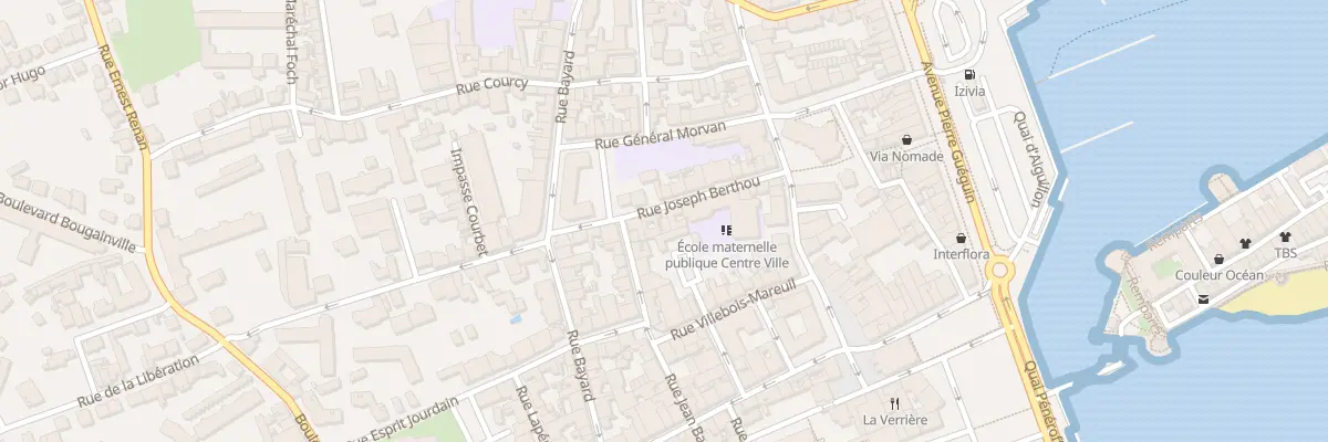 Plan du 17 Rue Joseph Berthou à Concarneau