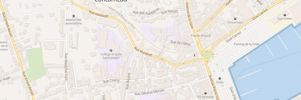 Plan du 32 Rue Malakoff à Concarneau
