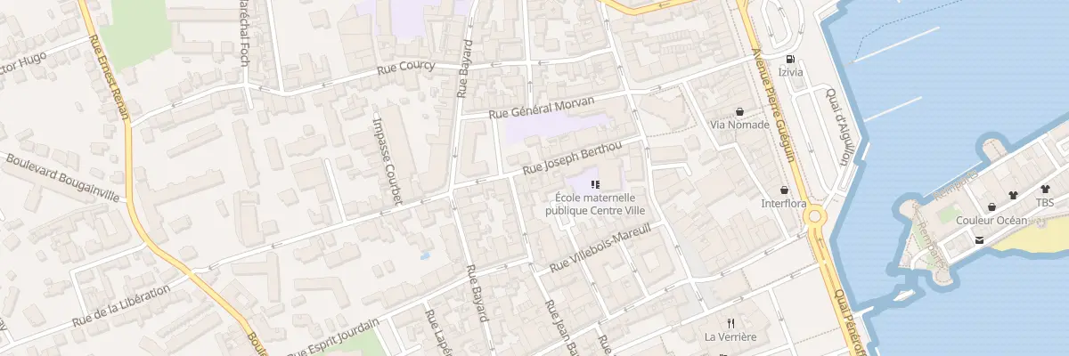 Plan du 19 Rue Joseph Berthou à Concarneau