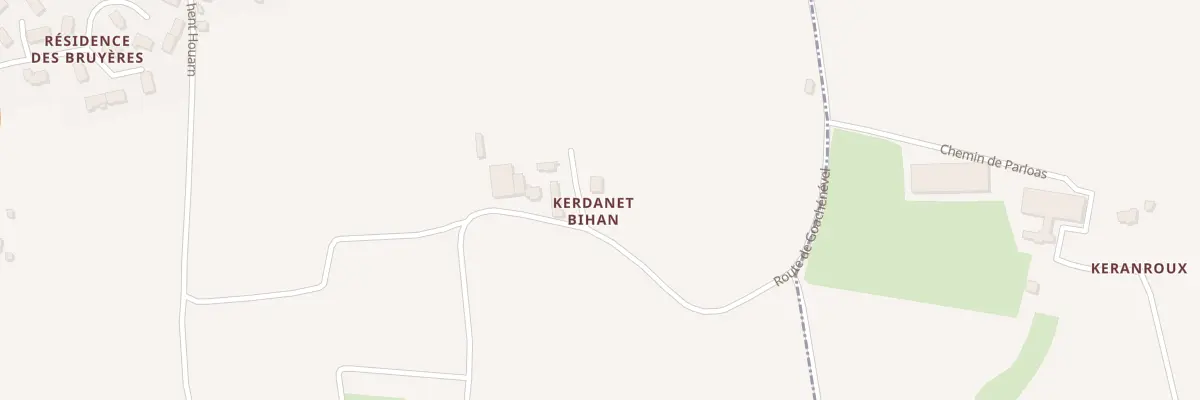 Plan du 282A Kerdanet Bihan à Henvic