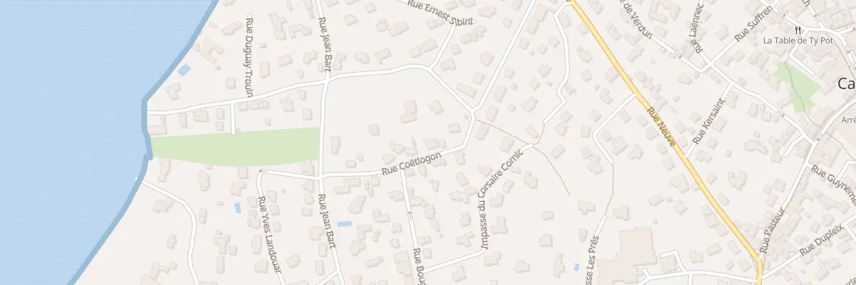Plan du 6 Rue Coet Logon à Carantec
