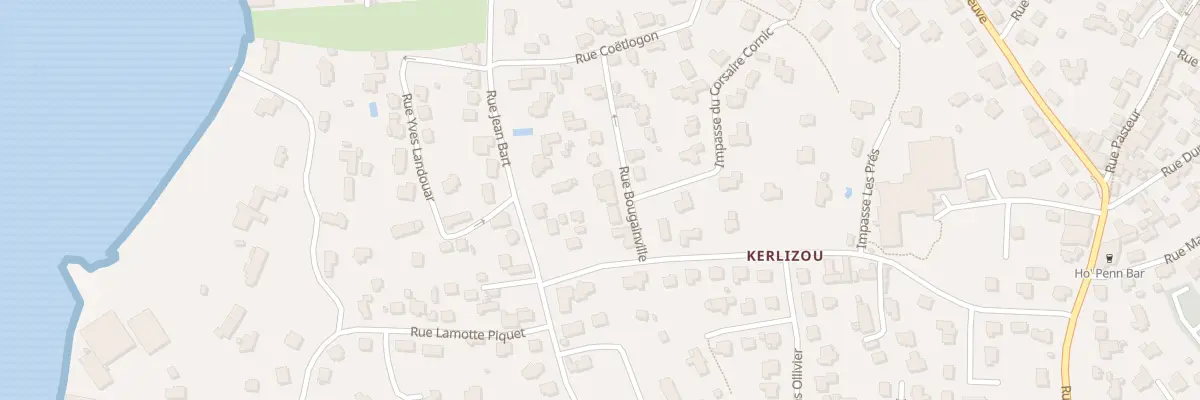 Plan du 6 Rue Bougainville à Carantec