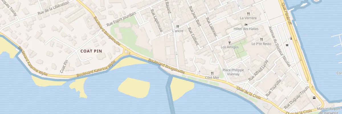 Plan du 3 Rue Bayard à Concarneau