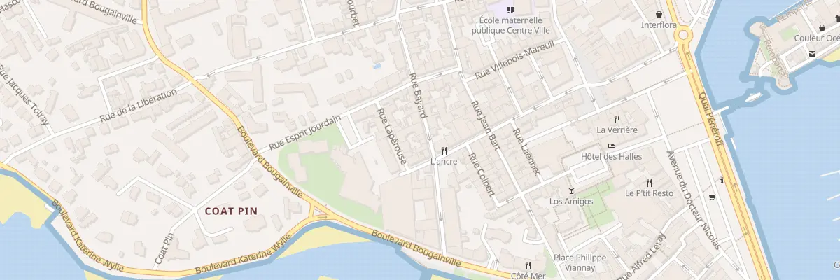 Plan du 19 Rue Bayard à Concarneau