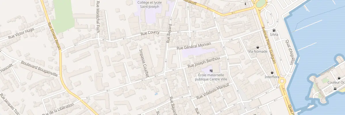 Plan du 36 Rue Bayard à Concarneau