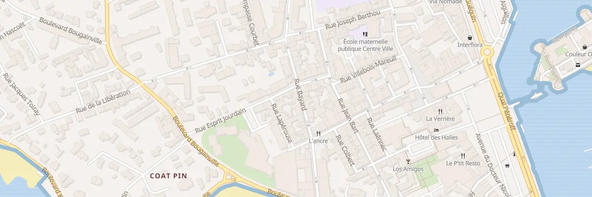 Plan du 27 Rue Bayard à Concarneau