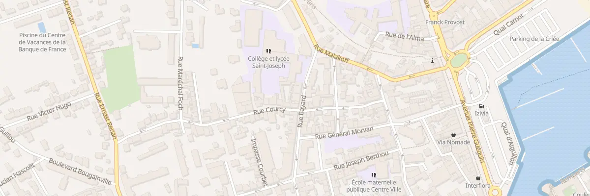 Plan du 55 Rue Bayard à Concarneau