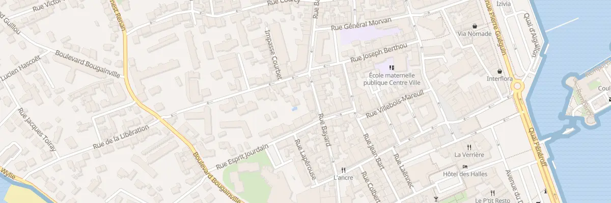 Plan du 33 Rue Bayard à Concarneau