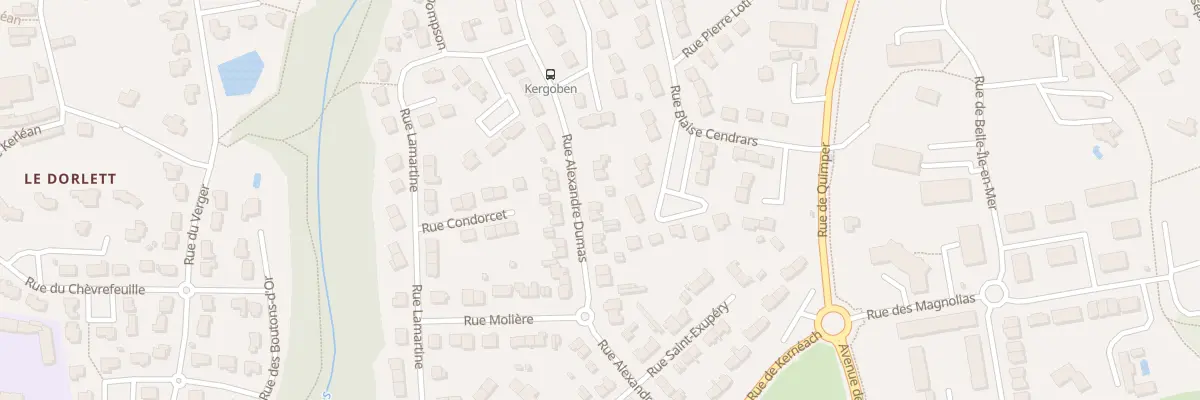 Plan du 19 Rue Alexandre Dumas à Concarneau