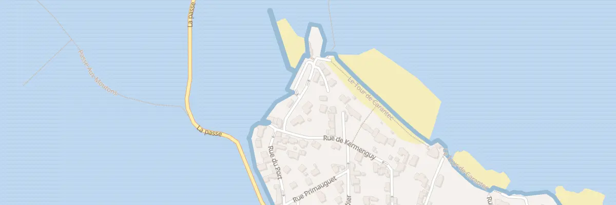 Plan du 1 Rue de la Grève Blanche à Carantec
