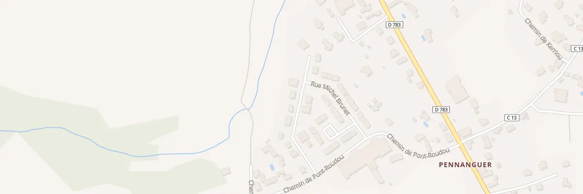Plan du 34 Rue Michel Brunet à Concarneau