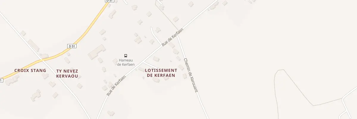 Plan du 5062 Che de Kerouant à Langolen
