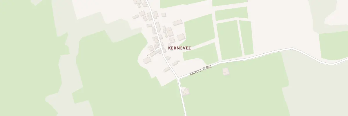 Plan du 49 Kernevez à Botmeur