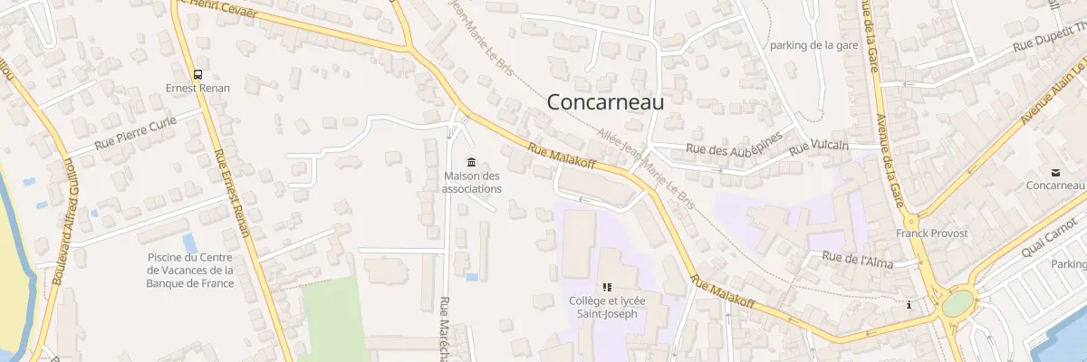 Plan du 27 Rue Malakoff à Concarneau