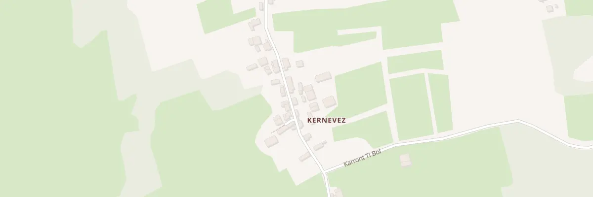 Plan du 51 Kernevez à Botmeur