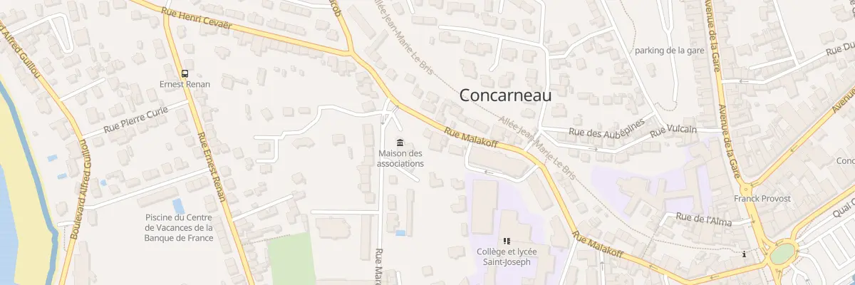 Plan du 31 Rue Malakoff à Concarneau