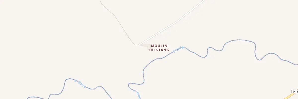 Plan du 203 Moulin du Stang à Langolen