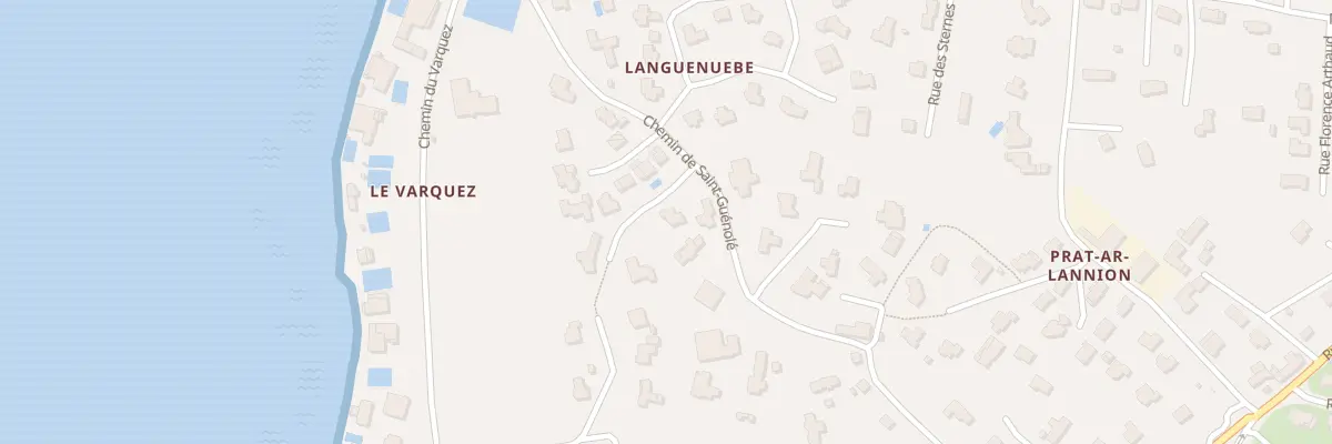 Plan du 4 Che Scouarnec à Carantec