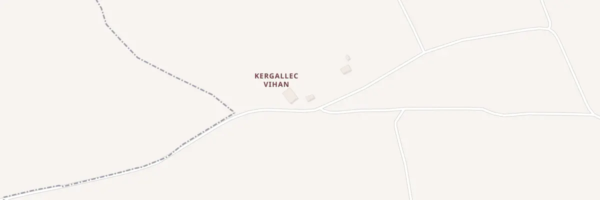 Plan du 242 Kergallec Vihan à Saint-Thois