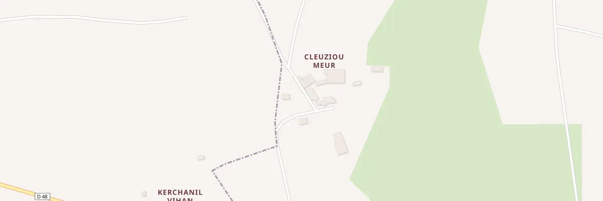Plan du 1977C Cleuziou Meur à Pleyben