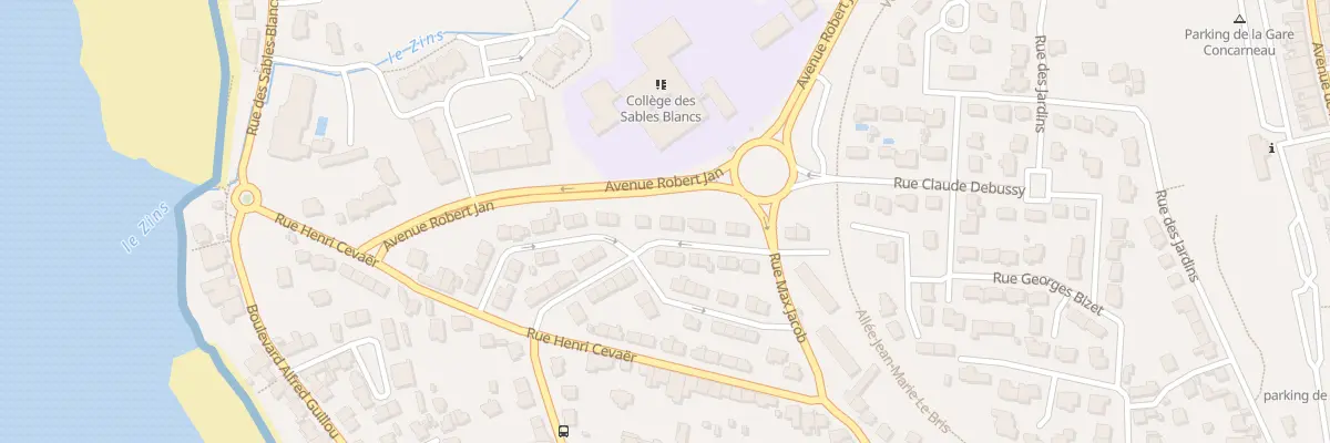 Plan du 24 Rue Jos Parker à Concarneau