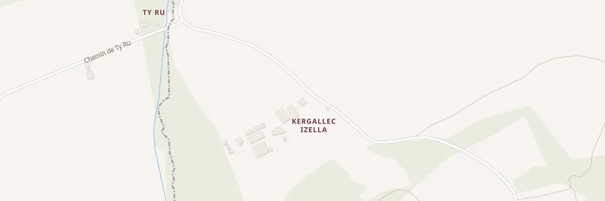 Plan du 1983C Kergallec Izella à Saint-Thois
