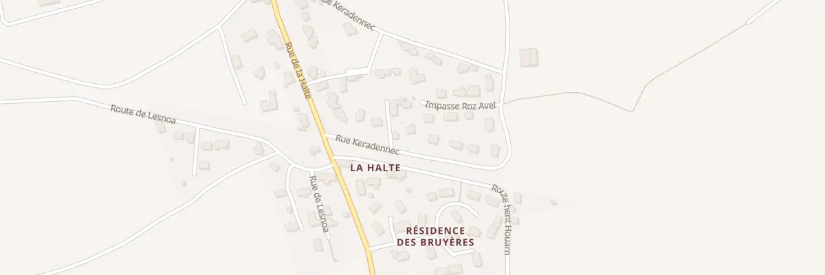 Plan du 11 Rue de Keradennec à Henvic