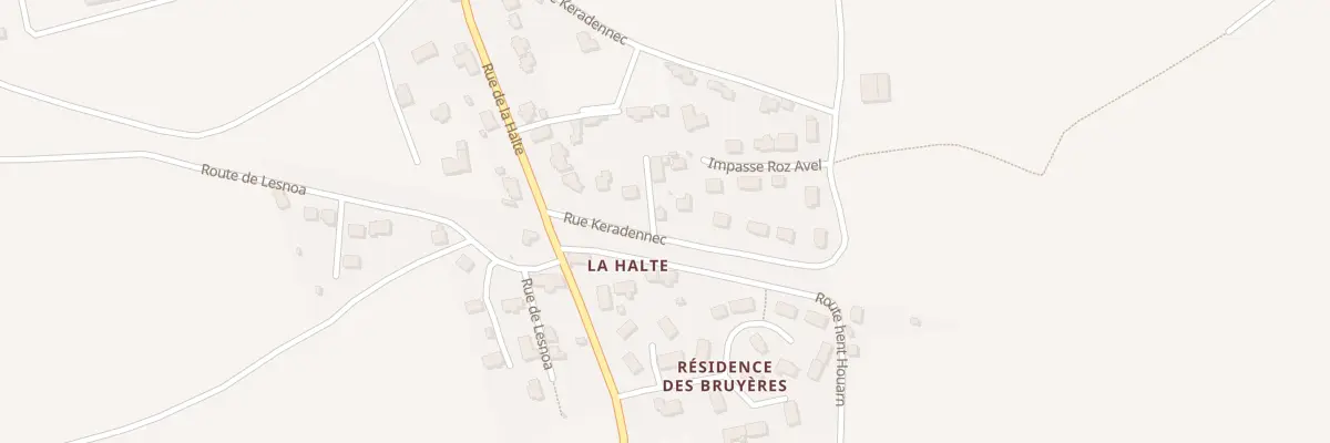 Plan du 9 Rue de Keradennec à Henvic