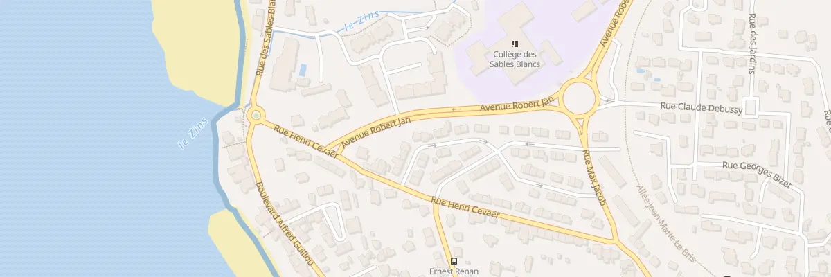Plan du 6 Rue Jos Parker à Concarneau