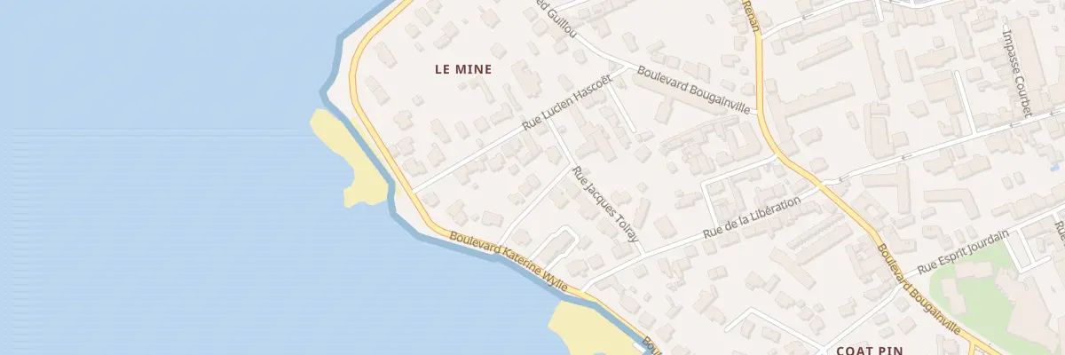 Plan du 4 Rue du Docteur Calmette à Concarneau