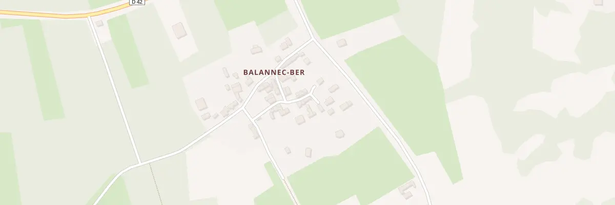 Plan du 32 Balanec Ber à Botmeur