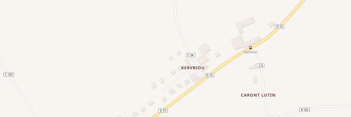 Plan du 5132 Kervriou à Elliant