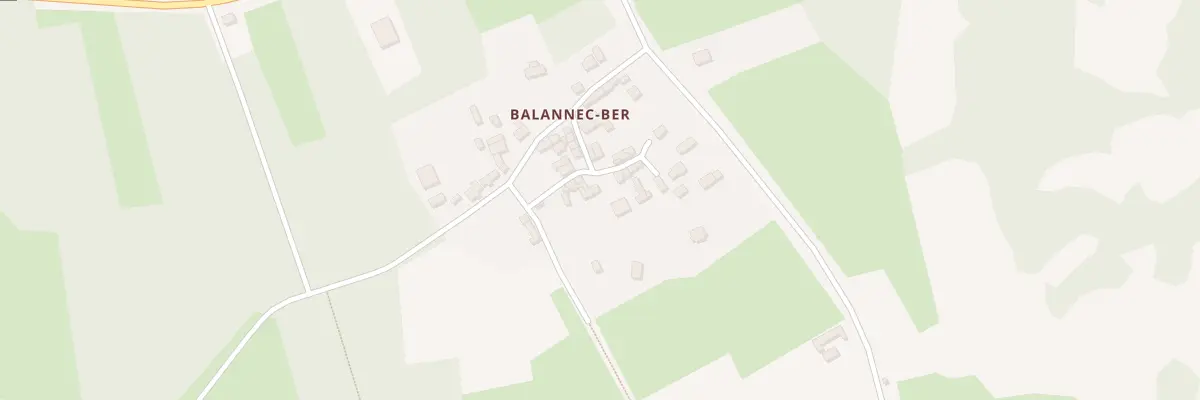 Plan du 1982 Balanec Ber à Botmeur
