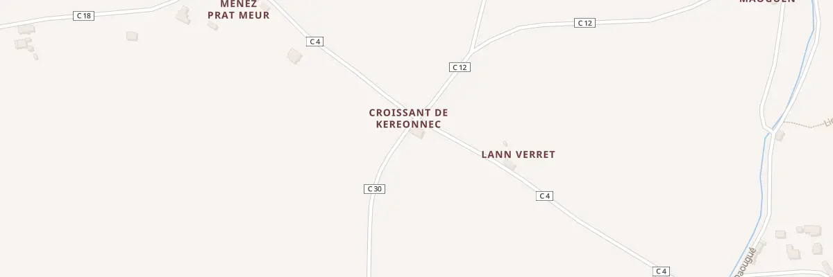 Plan du 1 Croissant de Kereonnec à Saint-Yvi