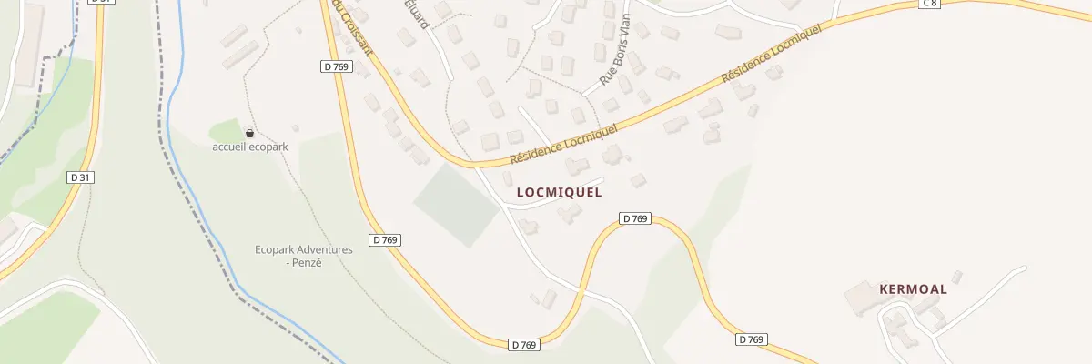Plan du 4 Res Locmiquel à Taulé