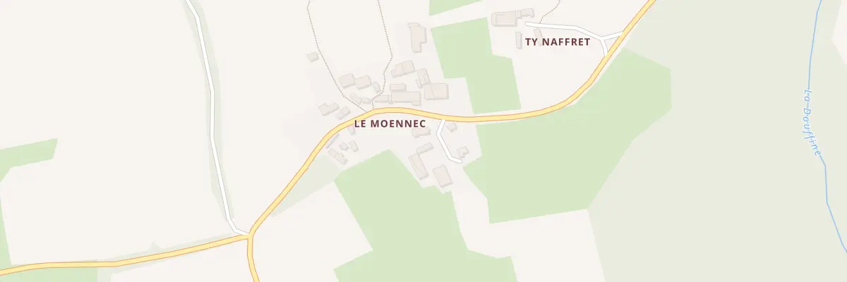 Plan du 5091 Le Moennec à Brasparts